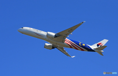 ☀「あおぞら」マレーシア A350-941 9M-MAF 離陸