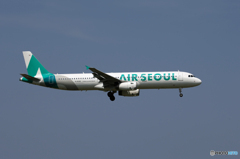 「青い日」Air Seoul A321-231 HL8280 Landing