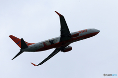 「青が大好き」 JEJU 737 HL8051 Takeoff