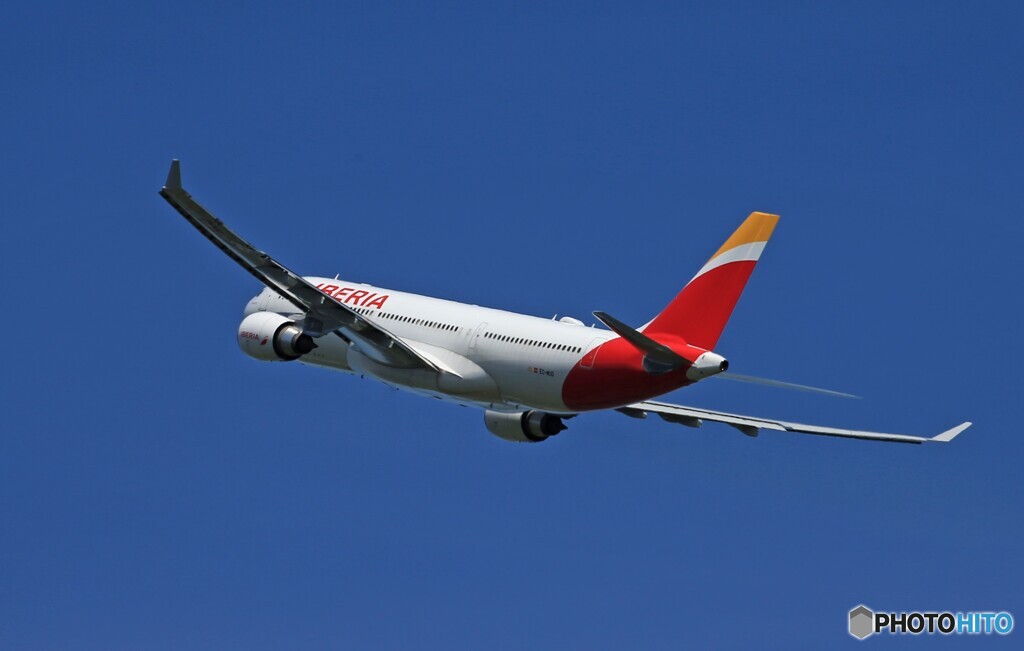 「Blue」IBERIA A330-202 EC-MUD Takeoff +++