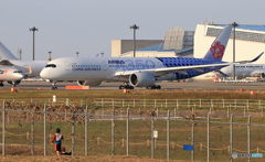 「青い空」が一番China A350-941 Takeoff