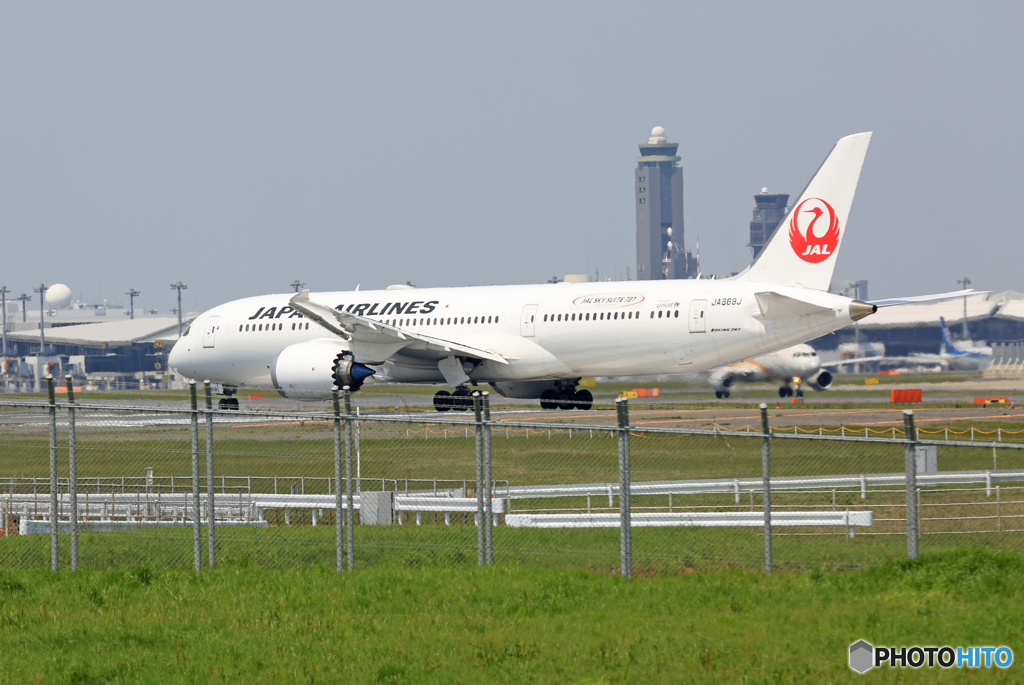 「はれ」 JAL 787-9 JA869J Takeoff