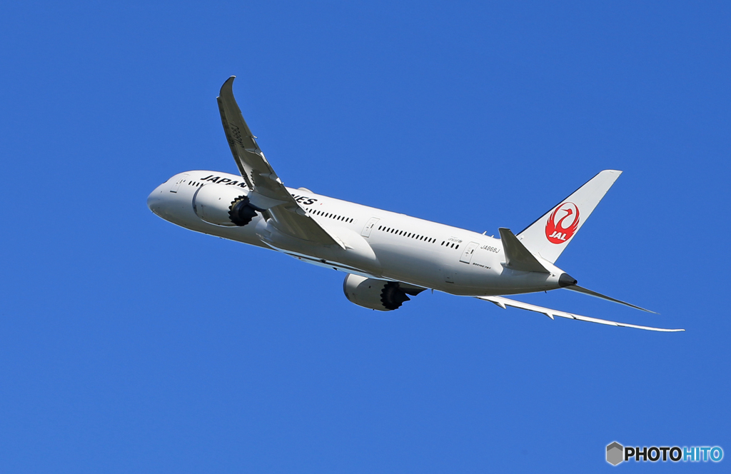 「群青色」JAL 787-9 JA868J  Takeoff