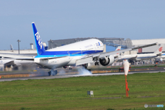 「晴れ」 ANA 777-381 JA788A Landing