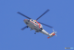 「そらー」TBS報道へり スコロスキー　S-76