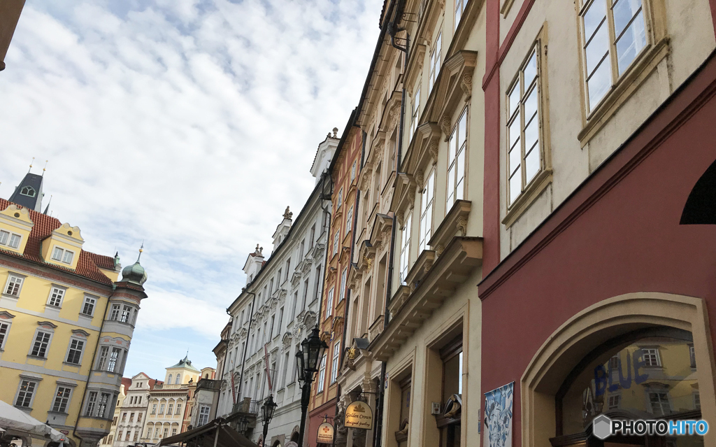 チェコ（４４９）プラハの街並み　