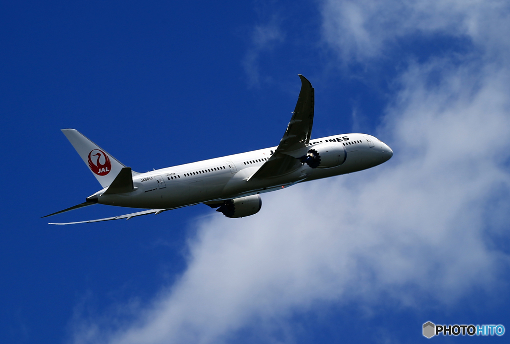 「良い空～」JAL 787-9 JA881J  Takeoff