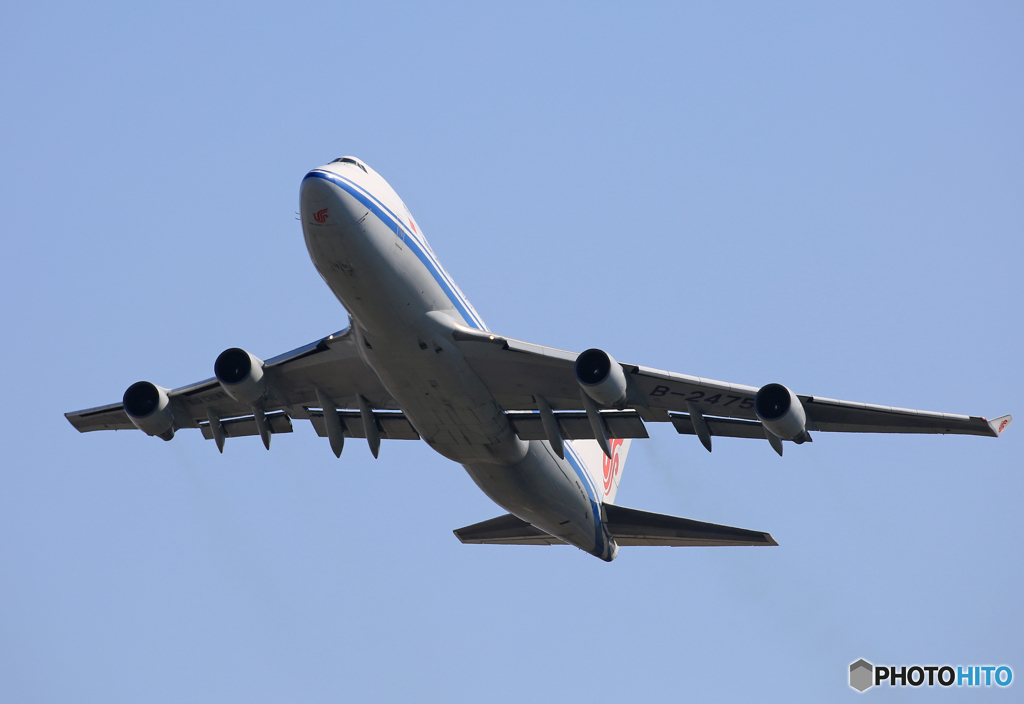 「SKY」 China 747-400 B-2475 飛行 