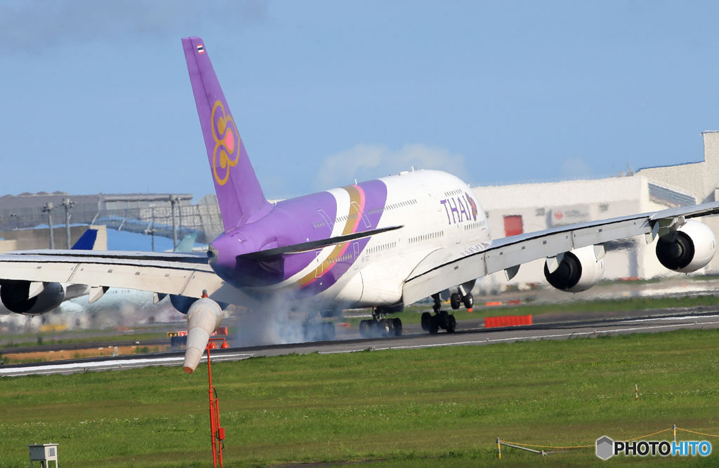 「青い空」が一番 ✈THAI A380-841 HS-TUC 