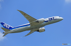 「はれー」 ANA 787-8 JA803A 離陸 です