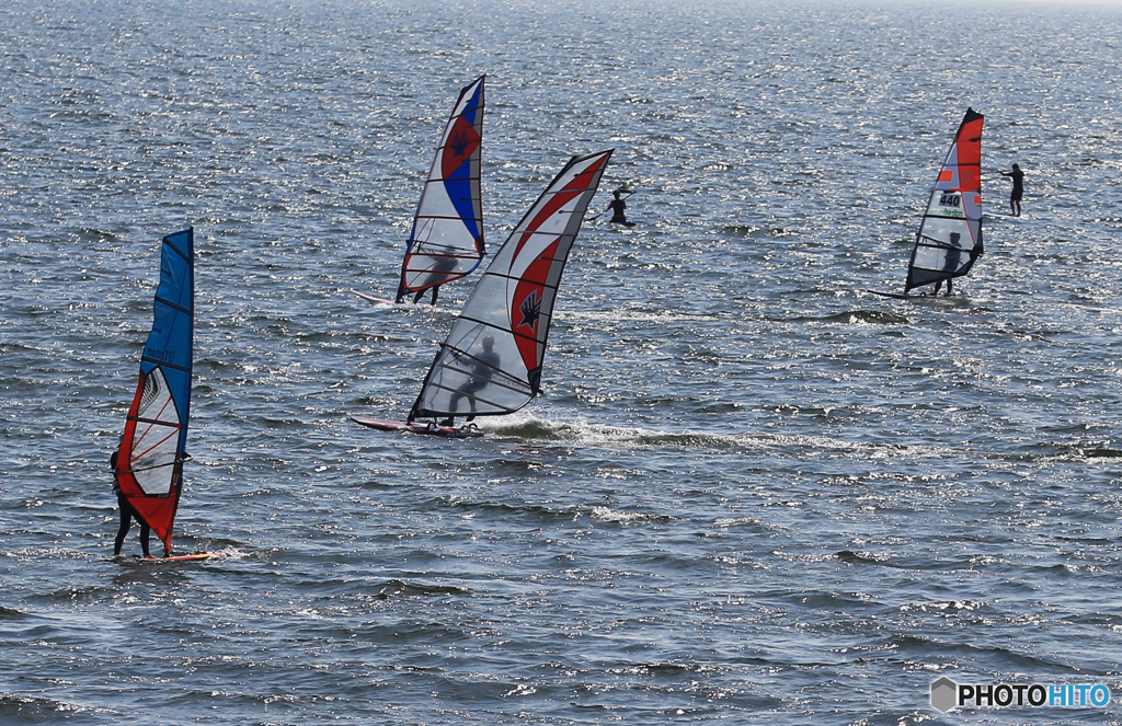 「青空」ウインドサーフィン / ウイングサーフィン