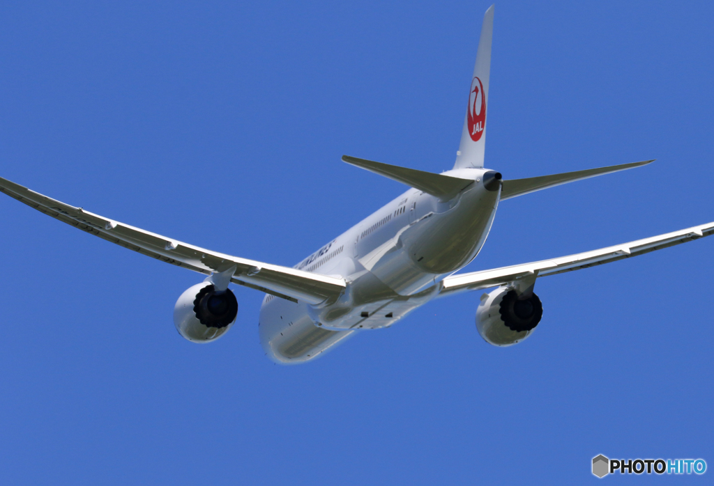 「ぶるー」 JAL 787-9 JA894J 出発です