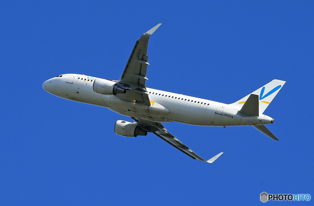 「ぶるー」 バニラA320-214 JA02VATakeoff 