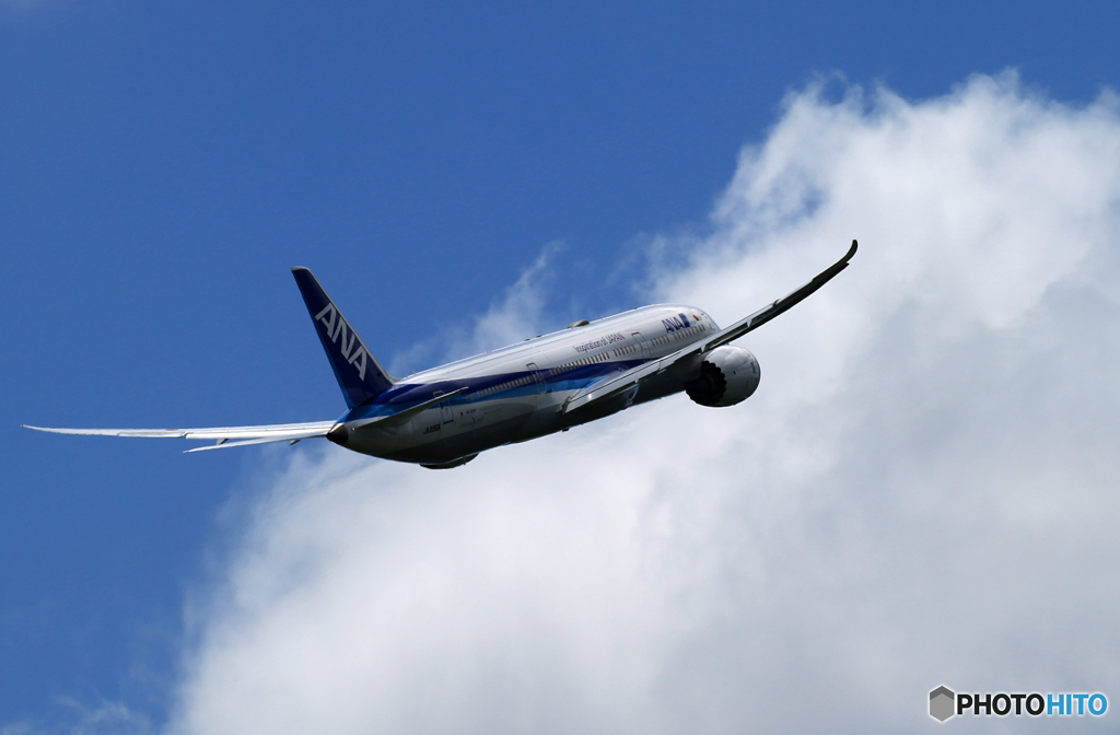 「蒼空」ANA 787-9 JA896A　飛び立ち