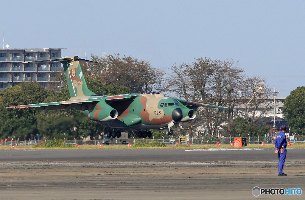 「スカイ」 Kawasaki  C-1   Landing