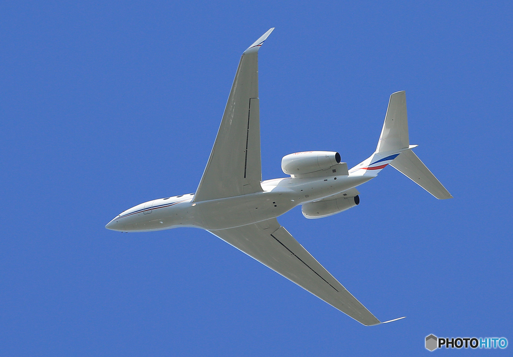「SKY」 Privateガルフストリーム G650 N871FR 飛行 