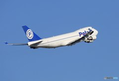 「すかい」 POLAR 747 N450PA 飛び立ちです 