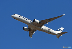 「良い空～」 Finnair A350-941 OH-LWE離陸 です