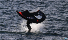 「青い海」  良い風・ウイングサーフィン