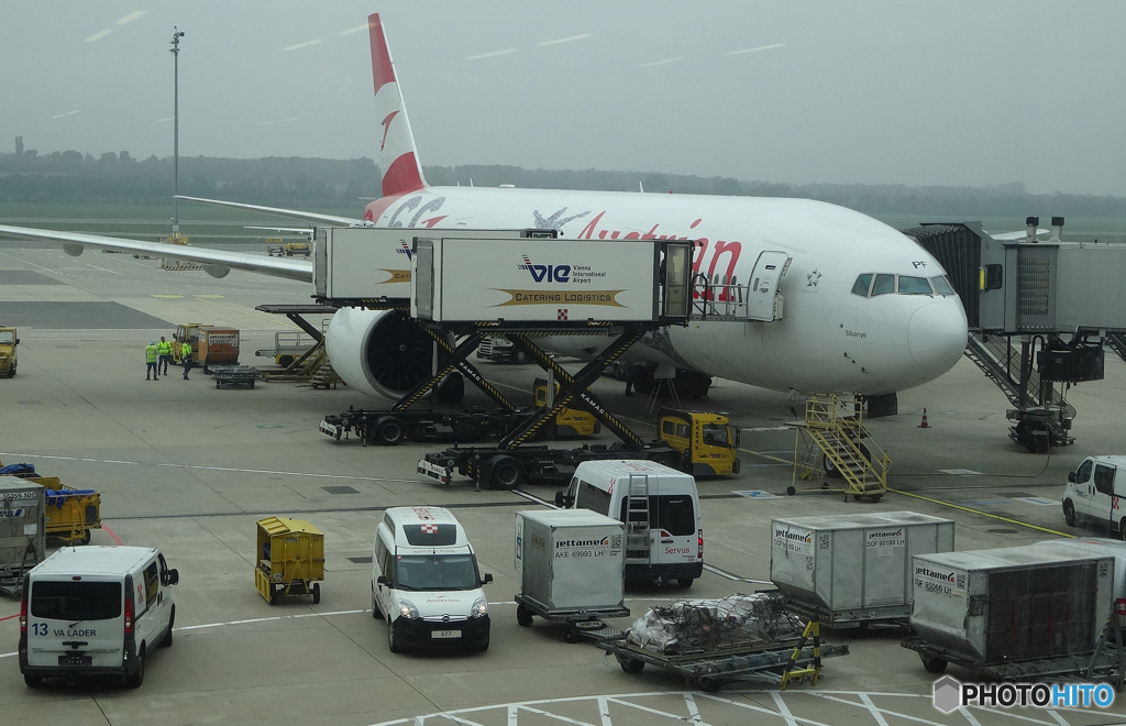 ウイーン空港のオーストリア航空