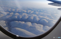 ☁「雪山」✈ 丸窓・11,000mのもふもふ (3)☮