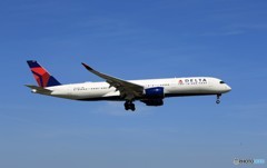 「晴れ」 DELTA A350-941 N510DN Landing 