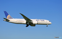 「はれ」 UNITED 787-9 N26912 到着です