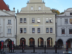 チェコ（１７７） チェスキー・クルムロフ広場　