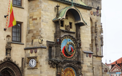 チェコ　(1135)　プラハの天文時計 「１２時」