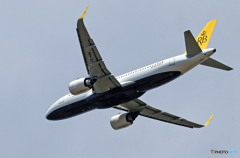 「はれ」 ロイヤルブルネイ A320-251N V8-RBE離陸