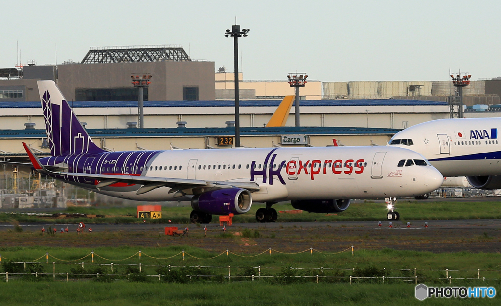 「良い空～」 香港Hkexpress B-LED Takeoff 