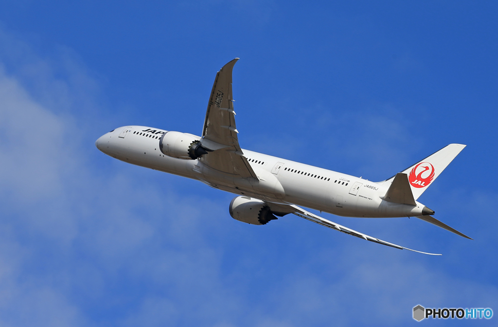 「あおいそら」JAL 787-9 JA865J  Takeoff  