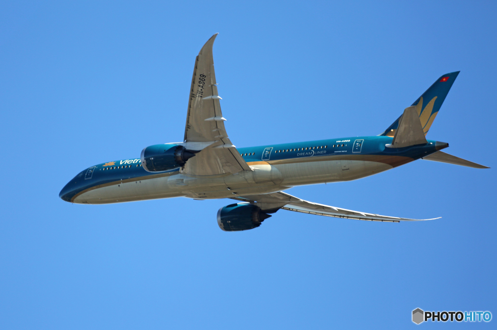 「ぶるー」 Vietnam 787-9 VN-A869 出発です