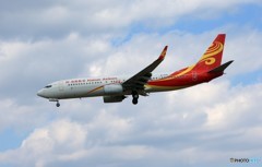 「青色が好き」 海南航空 737-86N B-7172 着地前 