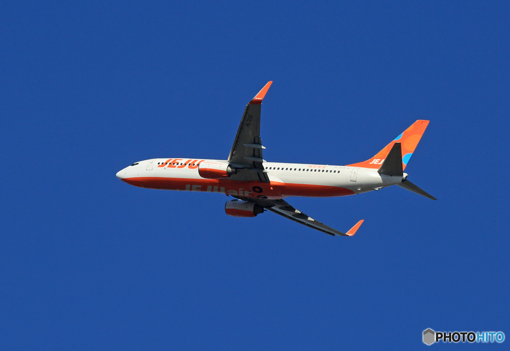 ☀「あおぞら」 JEJU 737-86N HL7213 Takeoff 
