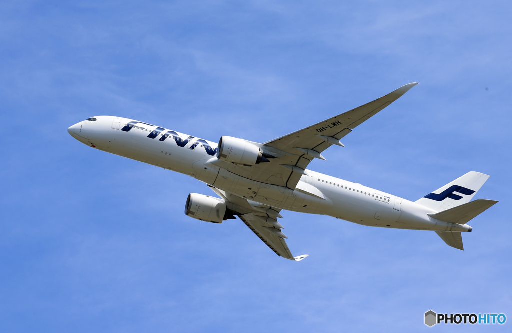 「すかい」FINNAIR A350-941 OH-LNH 離陸