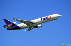 「ぶるー」FedEx MD-11 N613FE  Takeoff
