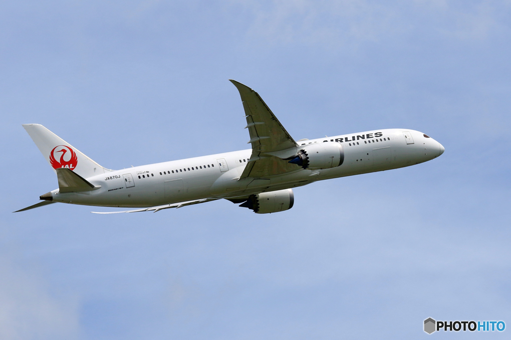 「青い空」が一番 JAL 787-9 JA870J 出発です