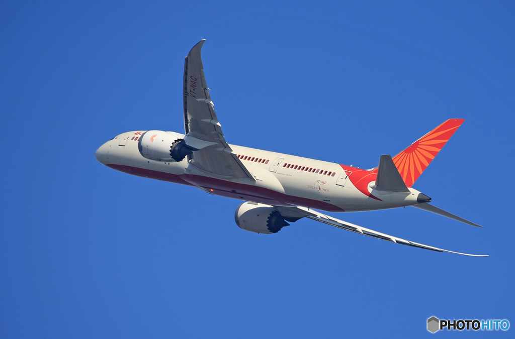 「群青」Air India 787-9 VT-NAC 出発
