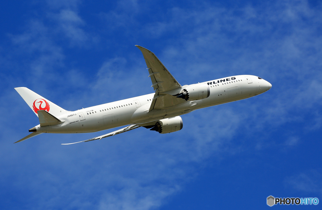 「青が好き」 JAL 787-9 JA867J 出発