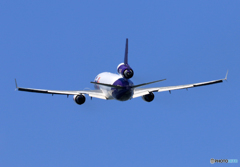 「青色」 FedEx MD-11 N613FE 飛行