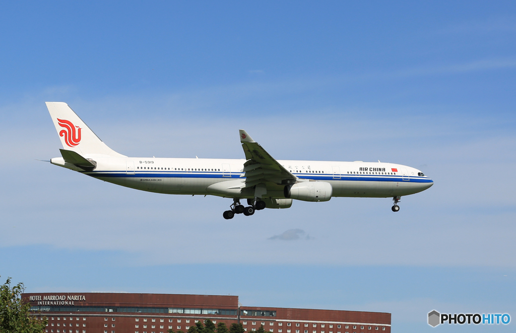 「ぶるー」 Air China A330-300 B-5919 通過