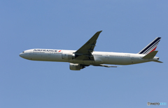 ☀「あおぞら」 AIR FRANCE 777 F-GZNS 出発です