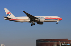 ☀「あおぞら」China Cargo 777-F6N B-2078  着陸です