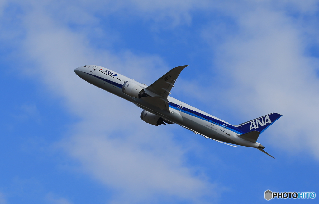 「蒼空」ANA 787-9 JA892A 離陸