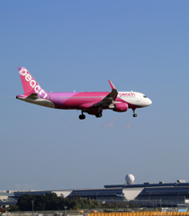 「スカイ」Peach A320-214 JA13VA  Landing