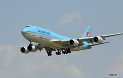 「はれ」 Korean ✈747-8✈ HL7636 着陸します