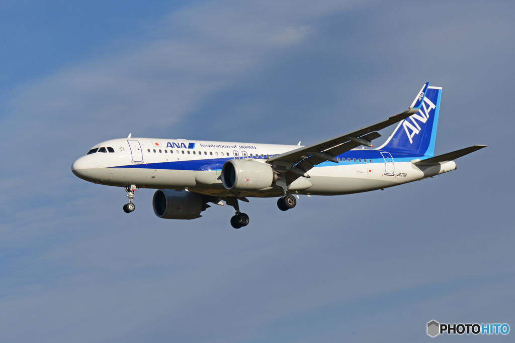 「良い天気」 ANA A320neo 271N JA211A Takeoff