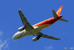 「はれー」 Hong Kong A320-214 B-LPI 出発です