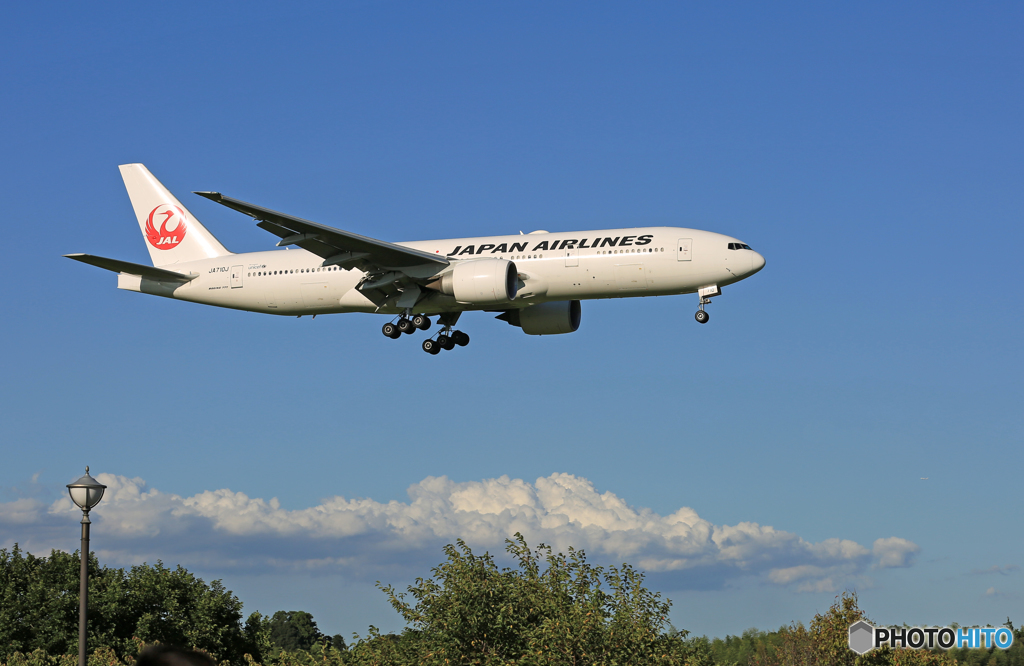 「すかい」 JAL 777-246 JA710J 到着です☮